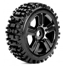 Roapex Buggy 1:8 tyre RHYTHM on Black wheels 17mm (2) / R5002B